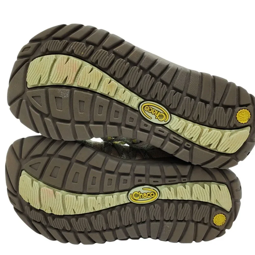 Chaco‎ Shoes Outcross Kids Youth Size 11 J180236 Water Outdoor Taupe Green